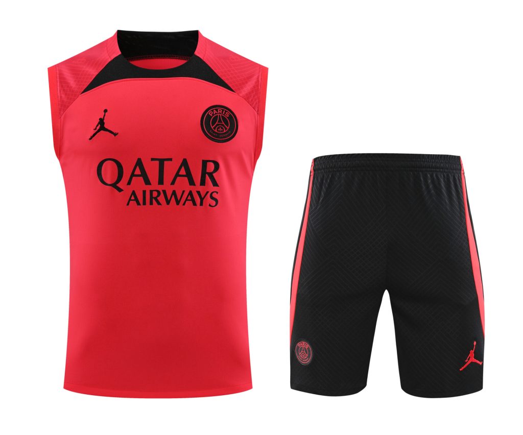Conjunto tirantes PSG rojo