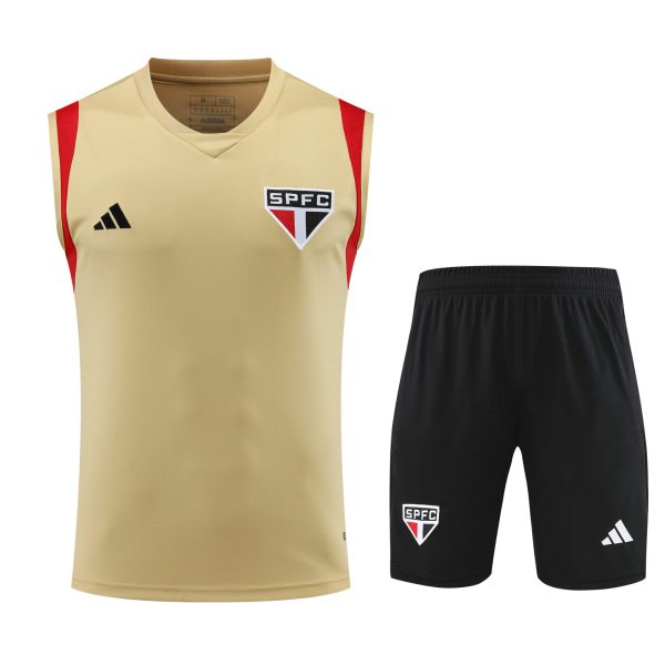 Conjunto tirantes Sao Paulo marrón