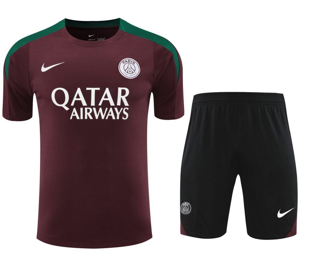 Conjunto de calentamiento PSG marrón