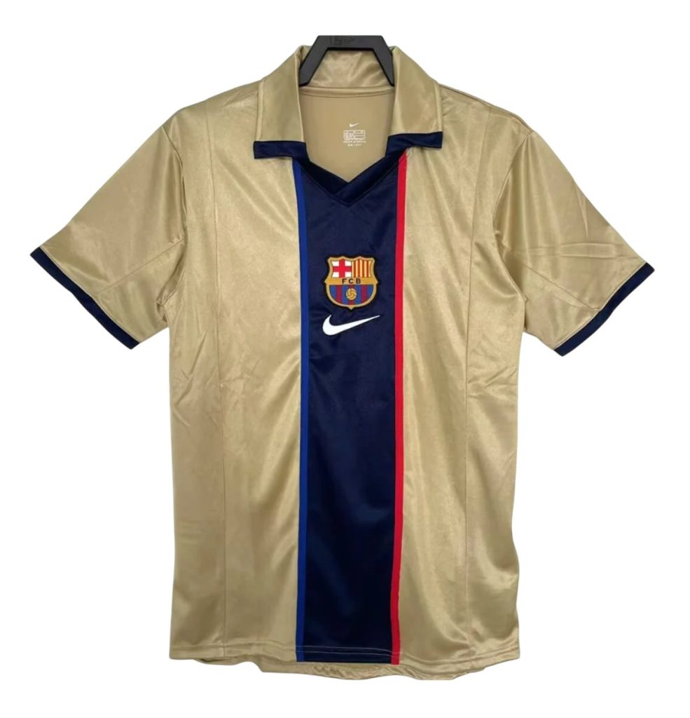 Camiseta retro FC Barcelona 01/02 2ª equipación
