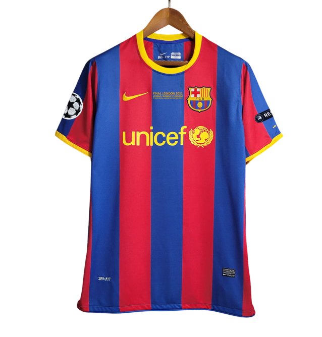 Camiseta Retro FC Barcelona 10/11 1ª Equipación - Edición Final Champions League
