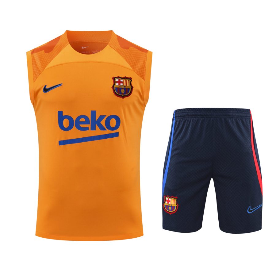 Conjunto tirantes FC Barcelona naranja – Diseño 2